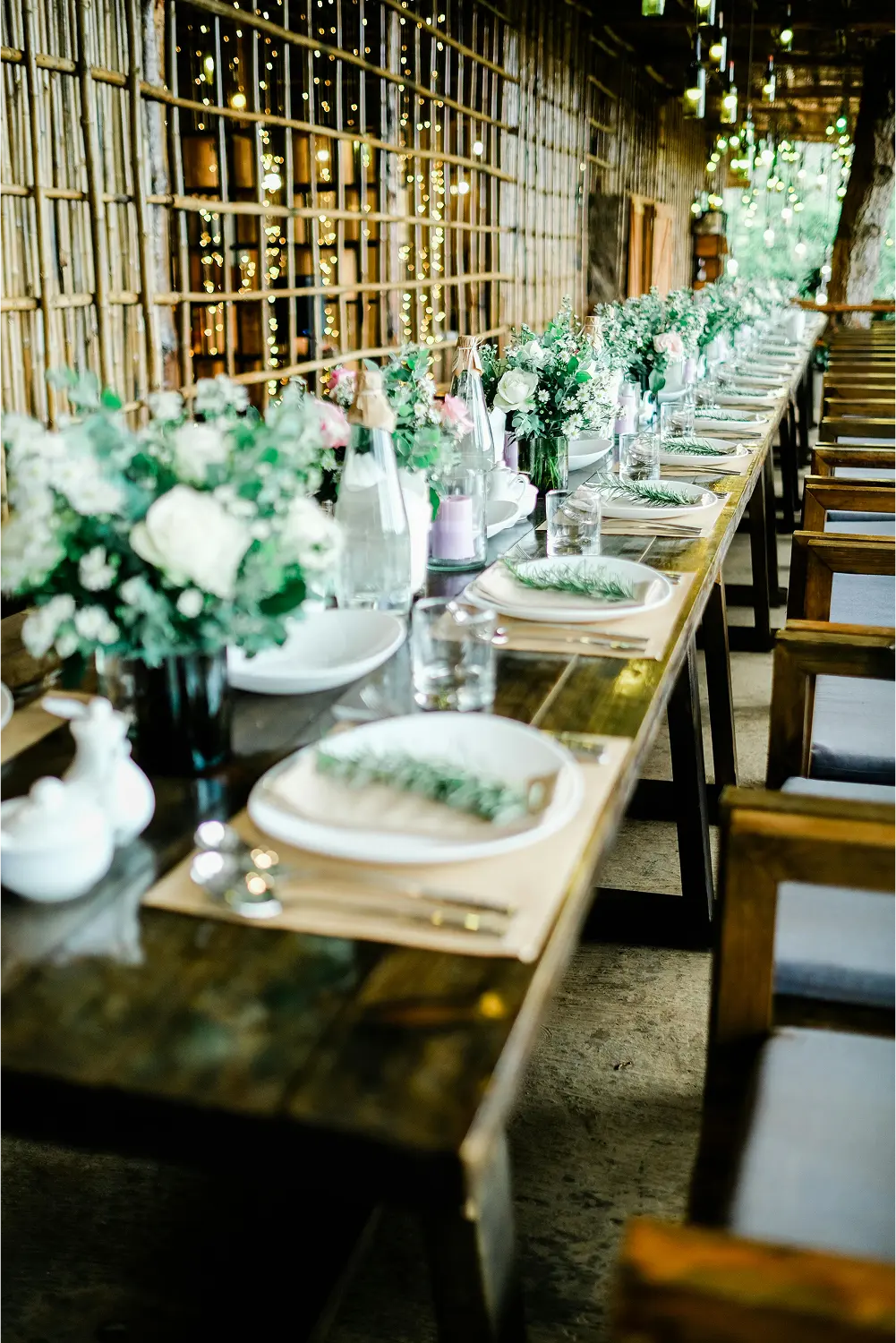 Elegant wedding floral arrangements